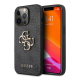 Maska za iPhone 13 Pro siva Guess 4G Big Metal Logo - GUHCP13L4GMGGR