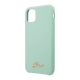 Maska za iPhone 11 Pro zelena Guess Faceplate Silicone - GUHCN58LSLMGGR