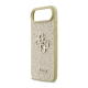 Maska za iPhone Air Guess Fixed Glitter Big 4G zlatna - DRO621586