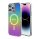 Maska za iPhone 15 Pro Guess Hc IML MagSafe Iridescent crna - GUHMP15LHITSK