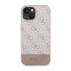 Maska za iPhone 15 Guess Hc PC/TPU 4G Bottom Stripe roze - GUHCP15SG4GLPI