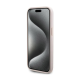 Maska za iPhone 15 Guess Hc PC/TPU 4G Bottom Stripe roze - GUHCP15SG4GLPI