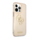 Maska za iPhone 13 Pro 61 in zlatna Guess Hc Tpu Glitter Big 4G - 203561