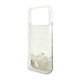 Maska za iPhone 17 Pro Max Guess Liq Glitter 4 Charms zlatna - DRO621579