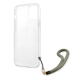 Maska za iPhone 12/ 12 Pro Guess Marble Strap zelena - GUHCP12MKMABGN