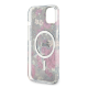 Maska za iPhone 14 Kaki Guess PC/TPU Flowers IML MagSafe - GUHMP14SHCFWSA