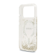 Maska Guess Resin Bottom Glitter MagSafe zaiPhone 17 Pro zlatna - DRO621575