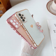 Maska za iPhone 16e Heart Frame roze - 617609
