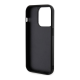 Maska za iPhone 15 Pro Karl Lagerfeld Hc 3D Logo Glitter crna - KLHCP15L3DMBKCK
