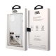 Maska za iPhone 14 Plus Karl Lagerfeld Hc Liquid Glitter Karl&Choupette zlatna - KLHCP14MGKCD