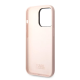 Maska za iPhone 15 Pro Karl Lagerfeld Hc Silicone NFT Ikonik roze - KLHCP15LSNIKBCP