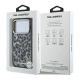 Maska Karl Lagerfeld IML Leopard Pattern MagSafe do iPhone 17 Pro crna - DRO621559