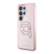 Maska za Samsung S25 Ultra/ S938B Karl Lagerfeld Rhinestones K Head Logo pink - KLHCS25LHKHDCELP