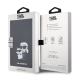 Maska za iPhone 15 Pro Karl Lagerfeld Saffiano BP Nft Karl&Choupette crna - KLBKP15LSANKCPK