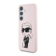 Maska za Samsung S25/ S931B Karl Lagerfeld Silicone Graffiti Ikonik MagSafe pink - KLHMS25SPNYKGRTP