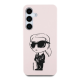 Maska za Samsung S25/ S931B Karl Lagerfeld Silicone Graffiti Ikonik MagSafe pink - KLHMS25SPNYKGRTP