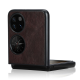 Maska za Huawei P50 pocket braon Leather - 056134
