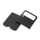 Maska za Samsung Galaxy Z Flip 4 Leather crna - 057517