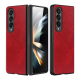 Maska za Samsung Galaxy Z Fold 4 Leather crvena - 057772