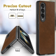 Maska za Samsung Galaxy Z Fold 5 5G/ F946B braon Leather - 513500