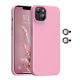 Maska za iPhone 15 Magnetic Lens roze - 607952
