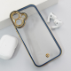 Maska za iPhone 16 Luxury Crystal Clear plava - 616651