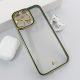 Maska za iPhone 16 Pro Max Luxury Crystal Clear zelena - 616657
