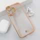 Maska za iPhone 16 Luxury Crystal Clear roze - 616650