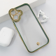 Maska za iPhone 16 Luxury Crystal Clear zelena - 616653