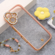 Maska za iPhone 17 Luxury Crystal Clear roze - 619986