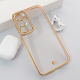 Maska za Samsung A55 5G/ A556B Luxury Crystal Clear roze - 616646