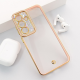 Maska za Samsung S25/ S931B Luxury Crystal Clear roze - 616638