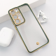 Maska za Samsung S25/ S931B Luxury Crystal Clear zelena - 616641
