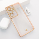 Maska za Samsung S25 Ultra/ S938B Luxury Crystal Clear roze - 616642