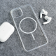 Maska za iPhone 15 Mag Case Clear Slim bela - 619291