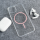 Maska za iPhone 15 Mag Case Clear Slim roze - 619294