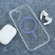 Maska za iPhone 16  Mag Case Clear Slim ljubičasta - 619298