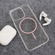 Maska za iPhone 16 Pro Mag Case Clear Slim roze - 619306
