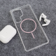 Maska za Samsung S25 Ultra Mag Case Clear Slim roze - 619366