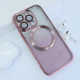 Maska za iPhone 16 Pro Max Mag Case Electroplated roze - 616247