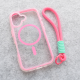 Maska za iPhone 16 Mag Case Grip and Go roze - 618579