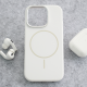 Maska za iPhone 16 Pro Max pearl white Mag Case Nanobit Pure - 620029