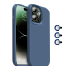 Maska za iPhone 15 Pro Magnetic Lens tamno plava - 6100505