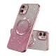 Maska za iPhone 11 Mag Case Electroplated roze - 601110