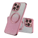 Maska za iPhone 14 Pro Mag Case Electroplated roze - 603271