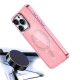 Maska za iPhone 15 Mag Case Glitter svetlo plava - 614942