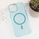 Maska za iPhone 15 Mag Case Glitter svetlo plava - 614942