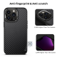 Maska za iPhone 12 Metal Carbon Fiber Mag Case crna - 604170