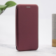 Maska za iPhone 13 Pro Max violet na preklop Coral Book crvena - 059544