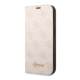 Maska za iPhone 14 Pro Max na preklop Guess PC/ TPU 4G Metal Camera Outline Book Pink - GUBKP14XHG4SHP